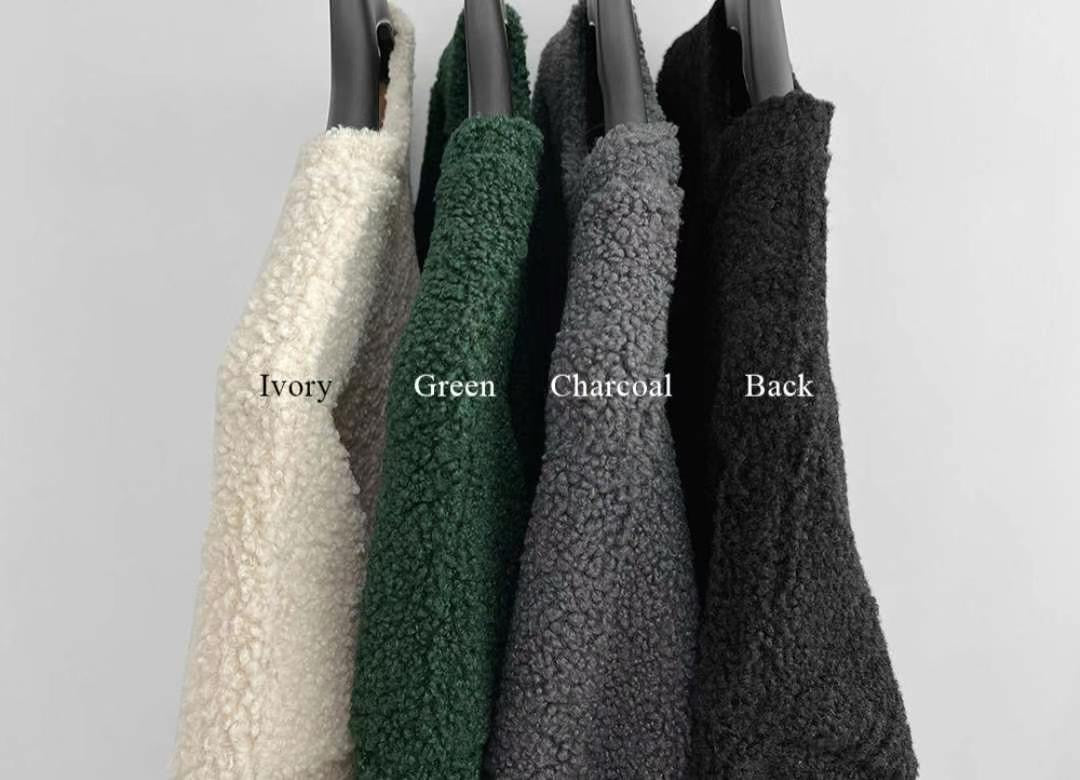 黑色毛毛上衣Fluffy Black Top-韓國男裝