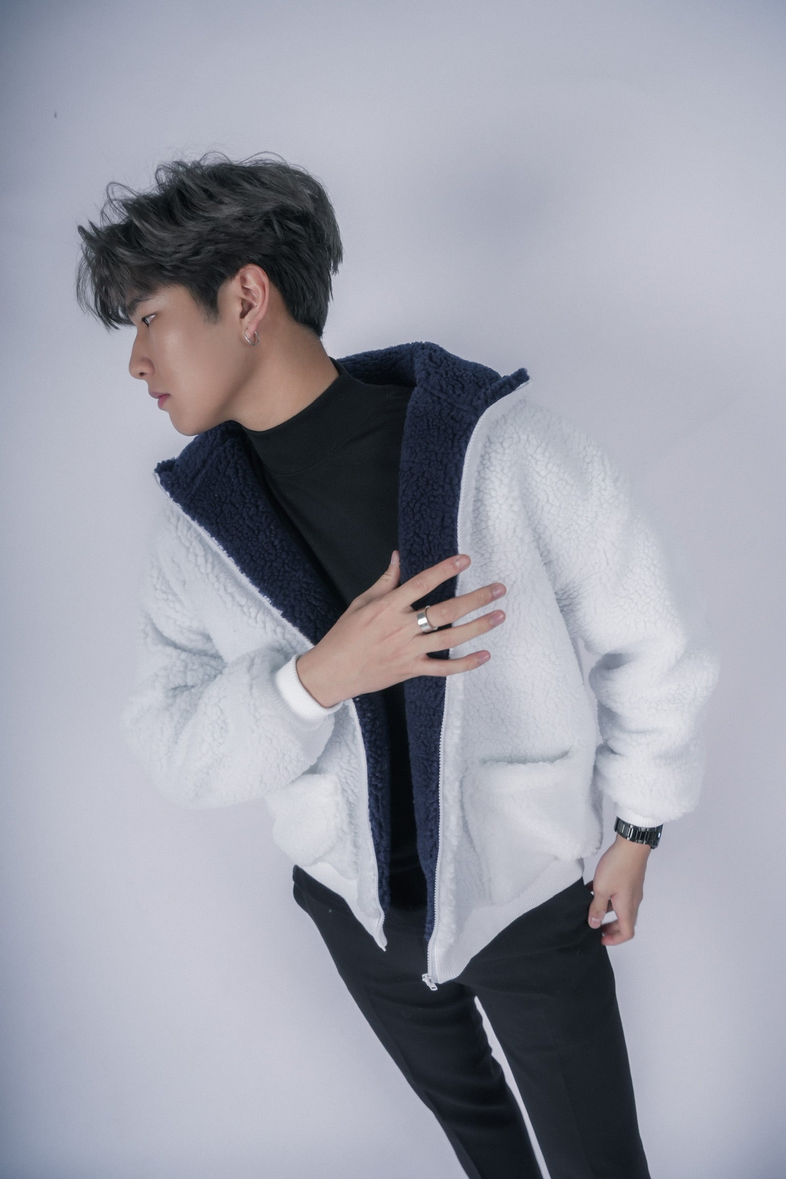 超柔軟外套Borg Jacket－韓國男裝