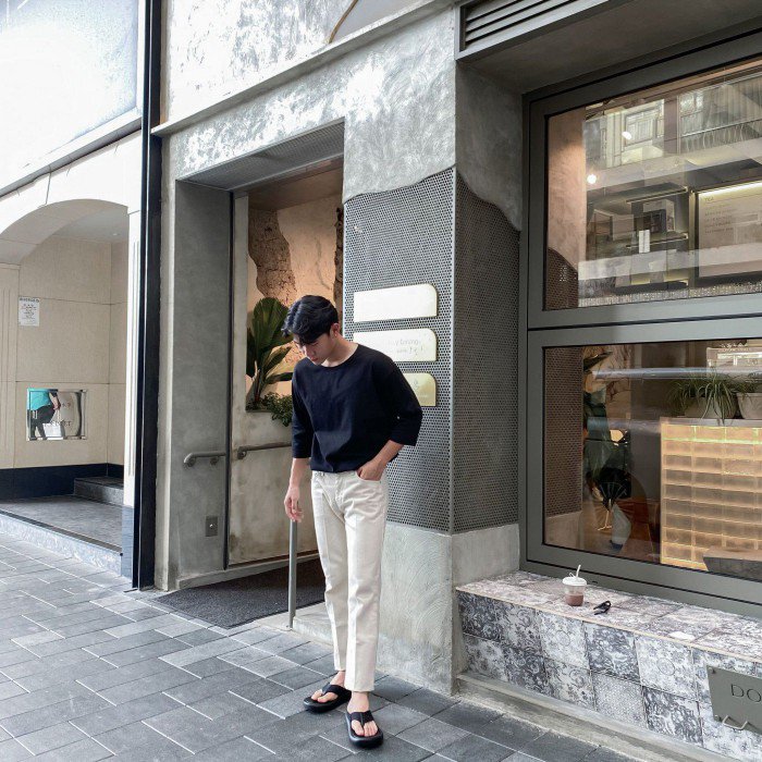 韓國男裝－Beige Jeans