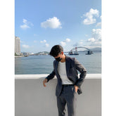 韓國男裝－Dark Ash Grey Suit - Blazer