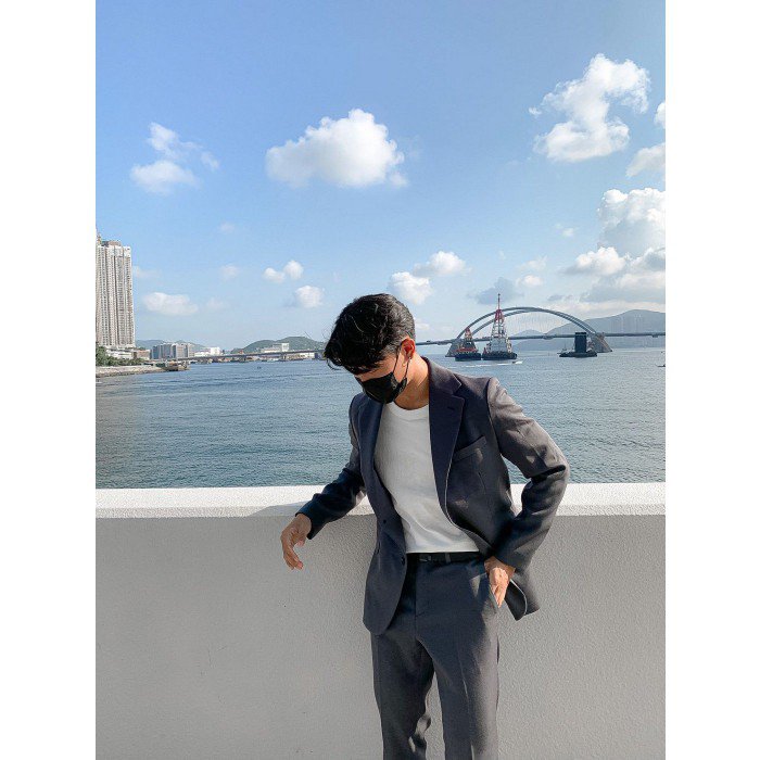 韓國男裝－Dark Ash Grey Suit - Blazer