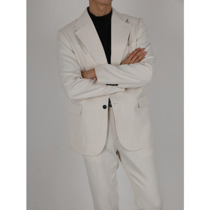 韓國男裝－Ivory Suit - Blazer