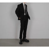 韓國男裝－Black Suit set